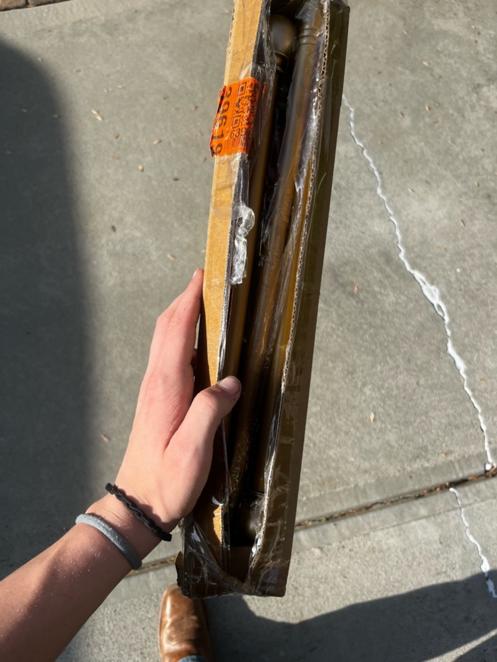 Amazon Gold Curtain Rod Set